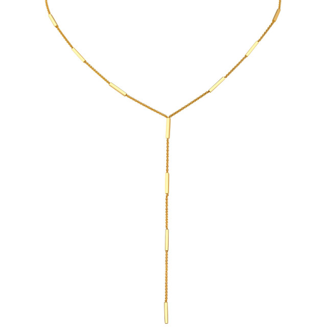 Wholesale Stainless Steel Minimalist Y-Necklace