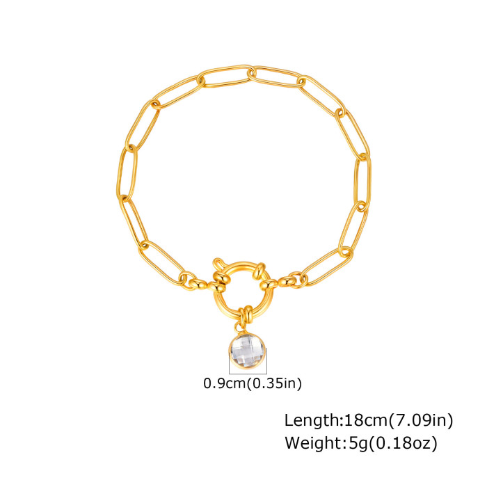 Wholesale Stainless Steel Paperclip Chain Bracelet