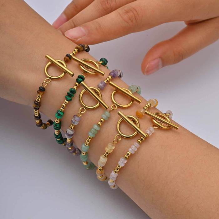 Wholesale Natural Gemstone Beaded Bracelet