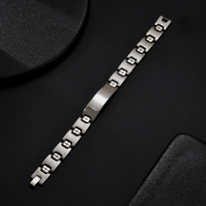 Wholesale Men's Stainless Steel ID Bracelet