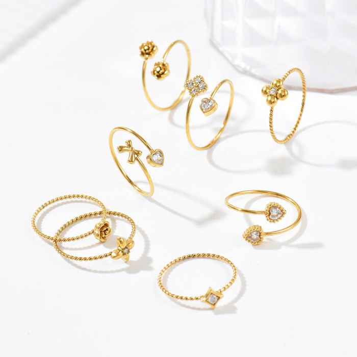 Wholesale Stainless Steel Minimalist Stackable Ring