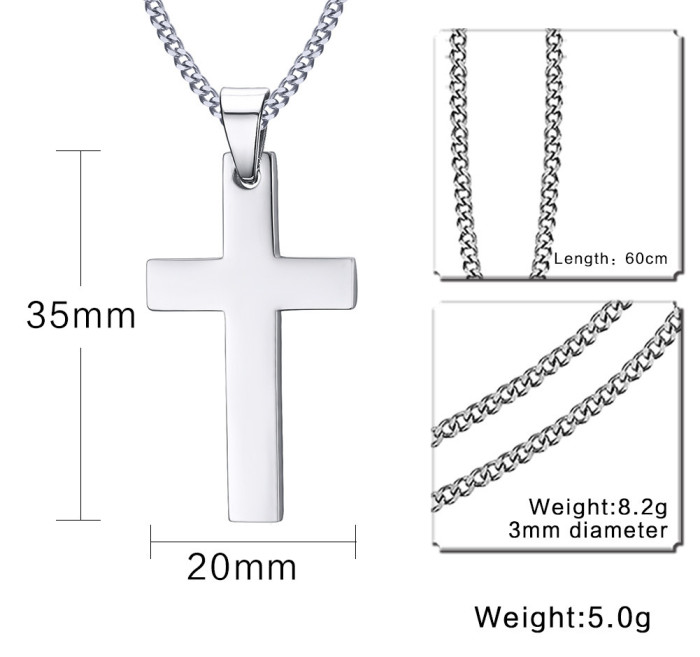 Wholesale Stainless Steel Gold Cross