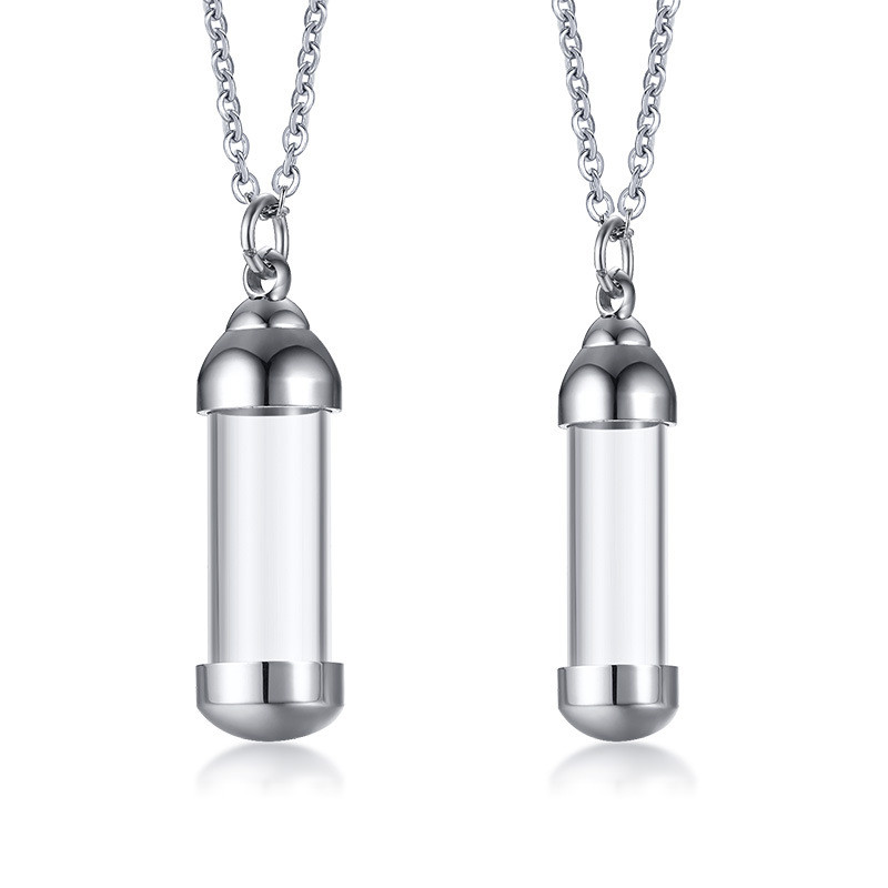 Wholesale Stainless Steel Perfume Bottle Pendant