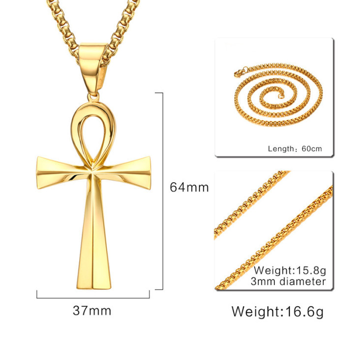 Jewelry Wholesale China Stainless Steel Anka Cross