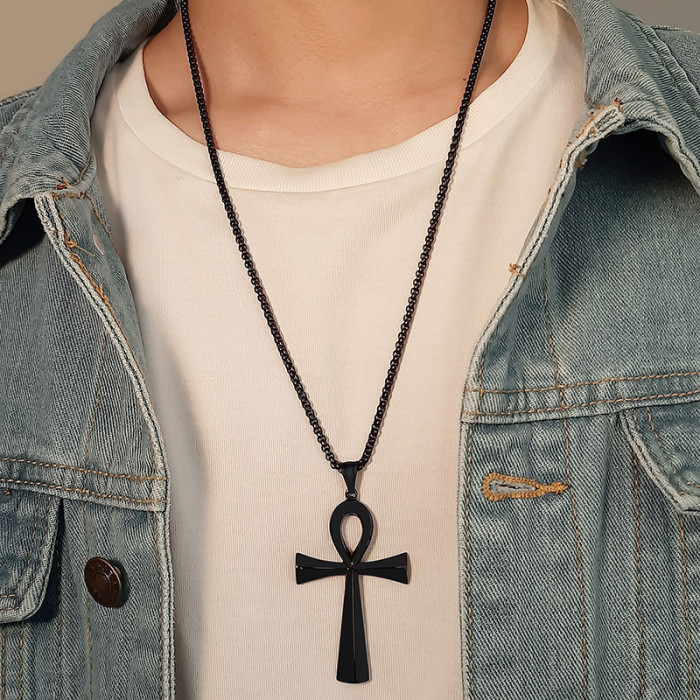 Jewelry Wholesale China Stainless Steel Anka Cross