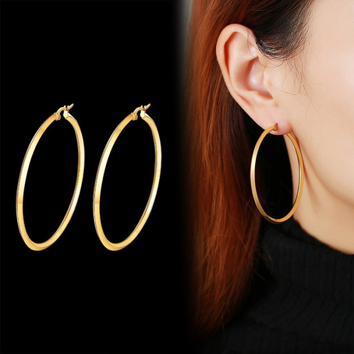 Wholesale Stainless Steel Round Earring Blanks