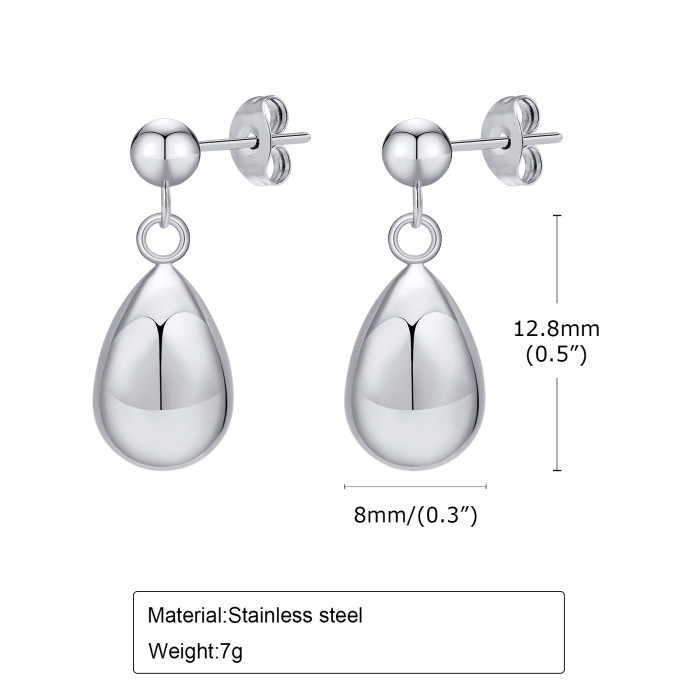 Wholesale Stainless Steel Drop Earrings