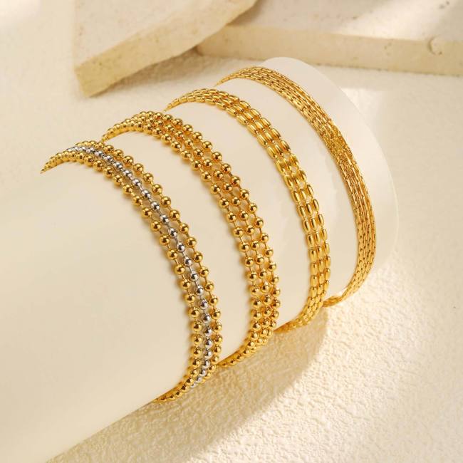 Wholesale Stainless Steel Multi Layered Bracelet