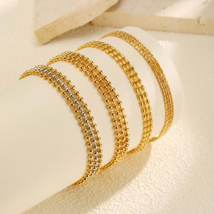 Wholesale Stainless Steel Multi Layered Bracelet