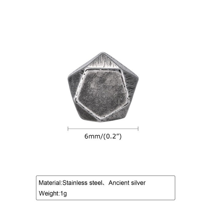 Wholesale Stainless Steel Hip Hop Earring