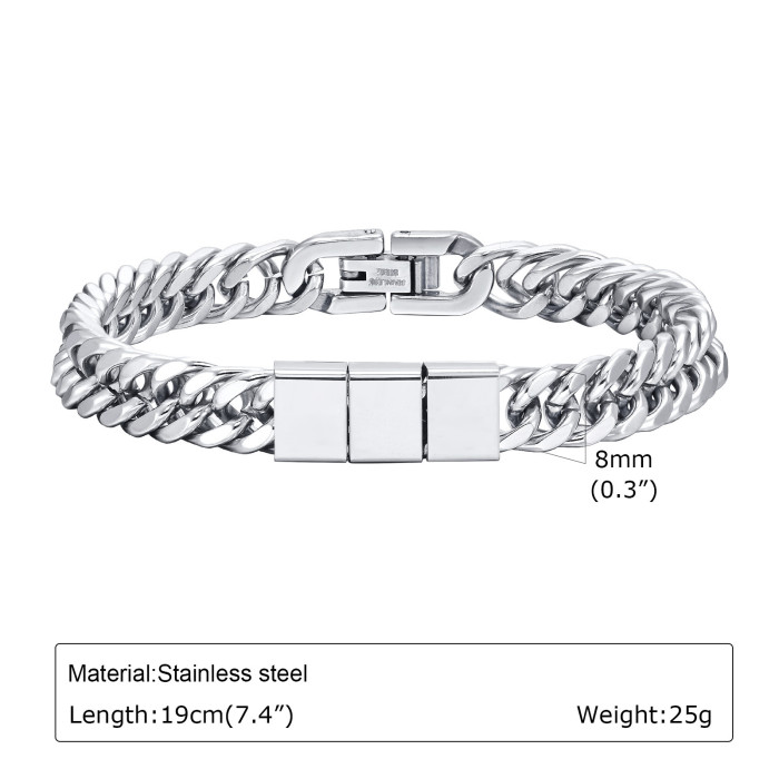 Wholesale Stainless Steel DIY Bead Bracelet