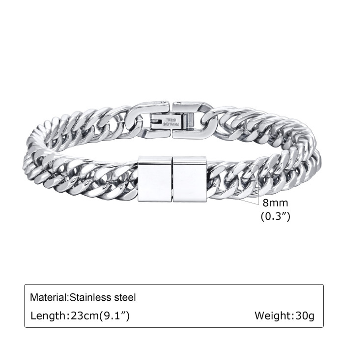 Wholesale Stainless Steel DIY Bead Bracelet
