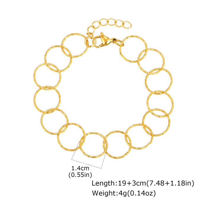 Wholesale Stainless Steel Interlocking Bracelets