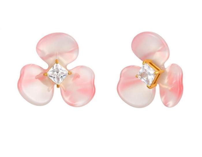 Wholesale Stainless Steel Resin Earrings