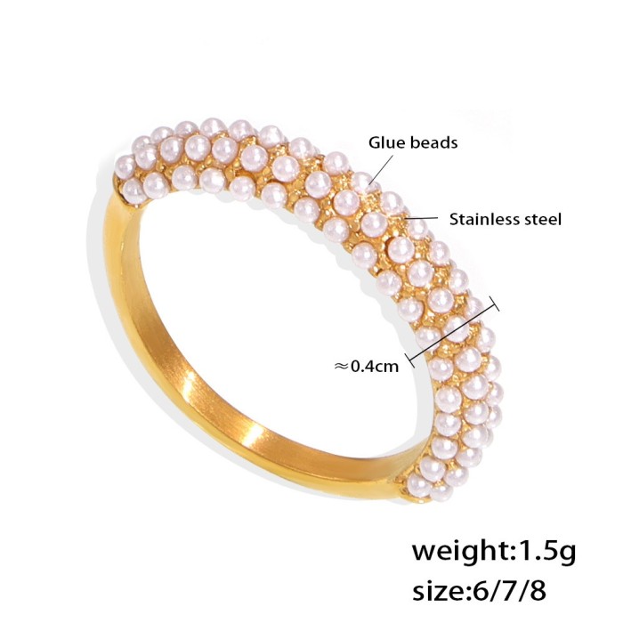 Wholesale Stainless Steel Ring with CZ