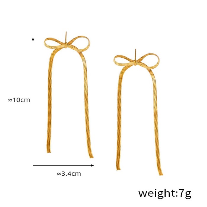 Wholesale Stainless Steel Bow Jewelry Set