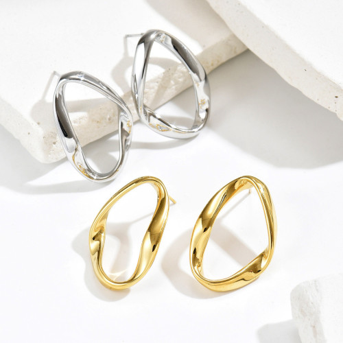 Modern Minimalist Stainless Steel Mobius Studs Bulk