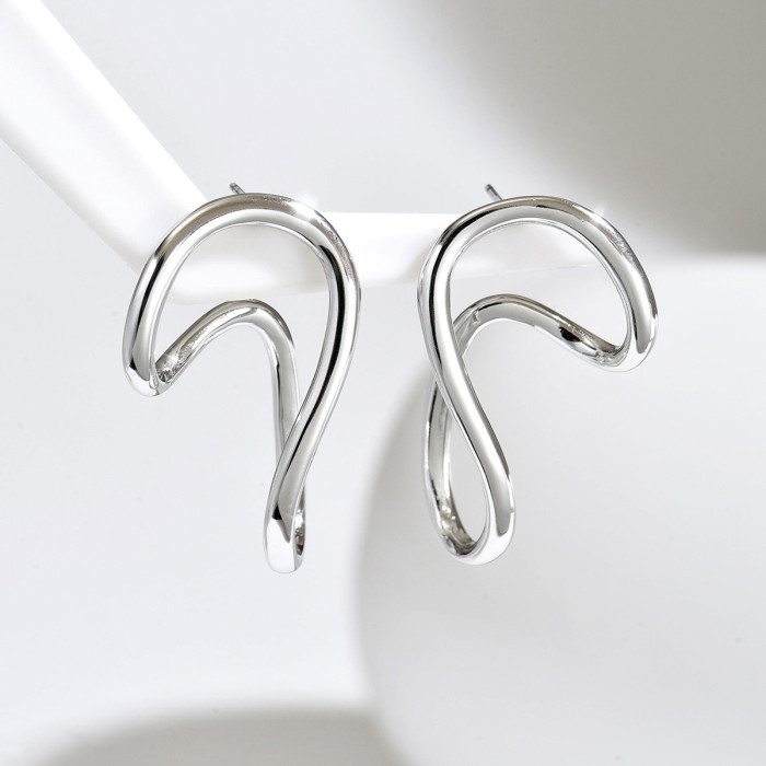 Wholesale Stainless Steel Infinity Stud Earrings