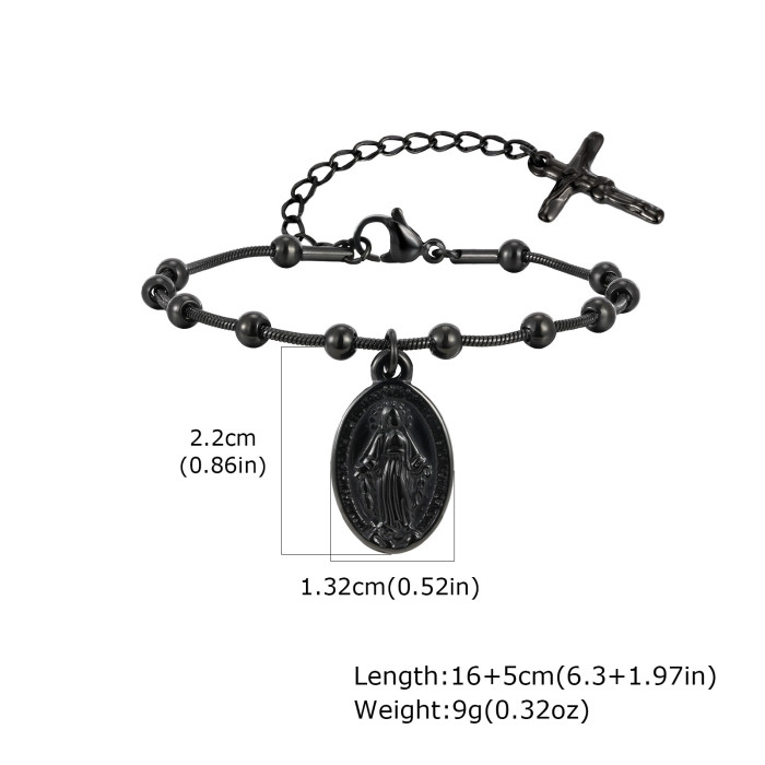 Wholesale Stainless Steel Madonna Bracelet