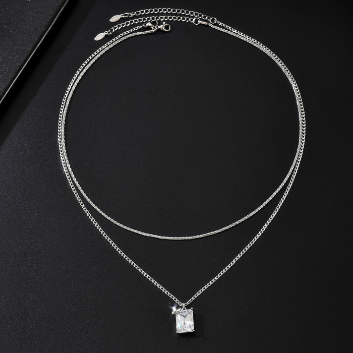 Wholesale Stainless Steel Layered Necklace