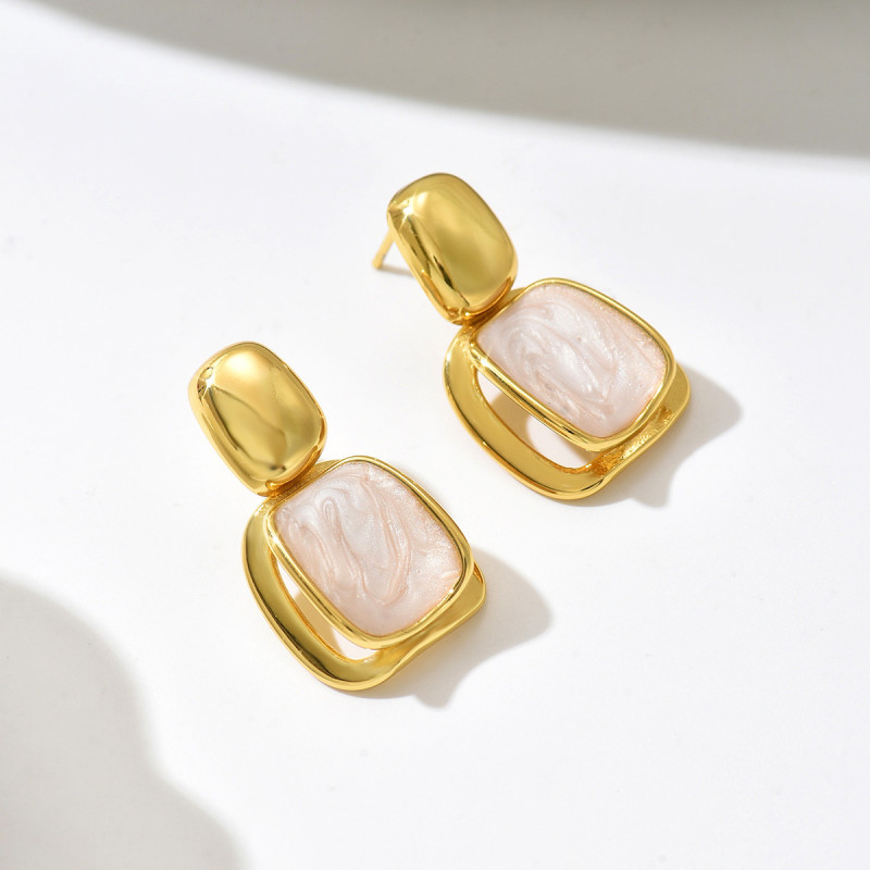 Wholesale Vintage Enamel Drop Earrings