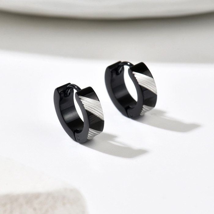 Wholesale Stainless Steel Huggie Earrings
