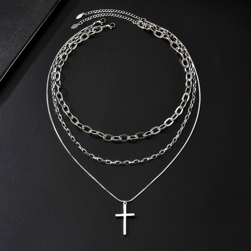 Wholesale Minimalist Multi-Chain Cross Choker