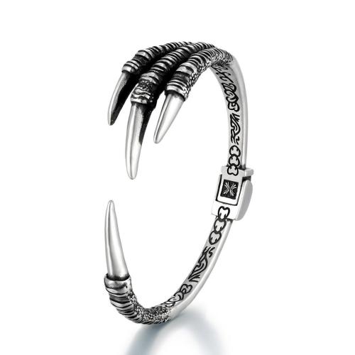 Wholesale Retro Stainless Steel Dragon Claw Bangle