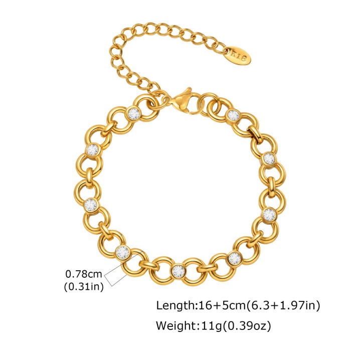 Wholesale Stainless Steel Cross Bow Infinity CZ Bracelet