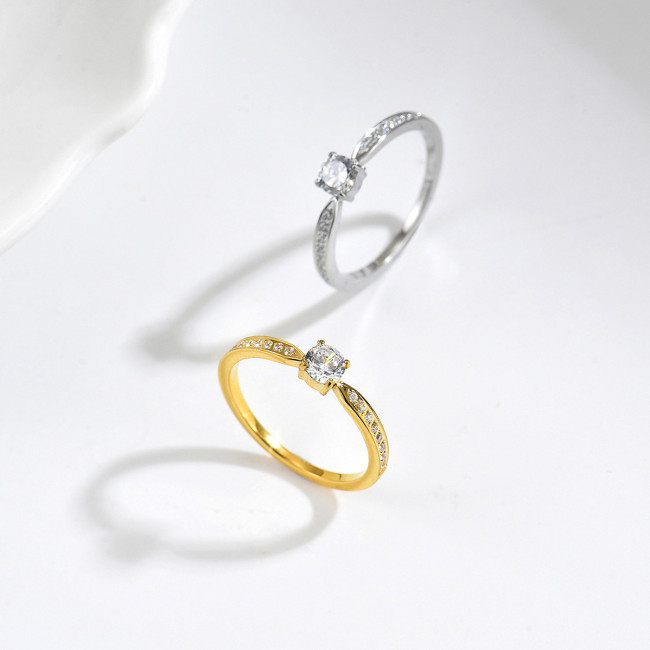 Wholesale Stainless Steel Solitaire Ring
