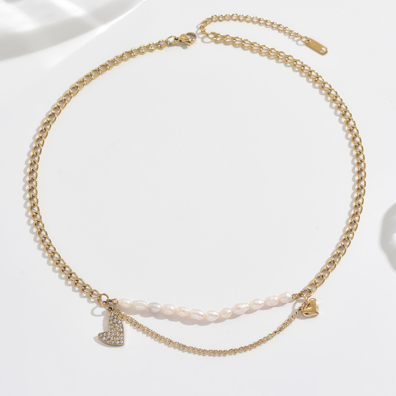 Wholesale Baroque Pearl Heart Jewelry