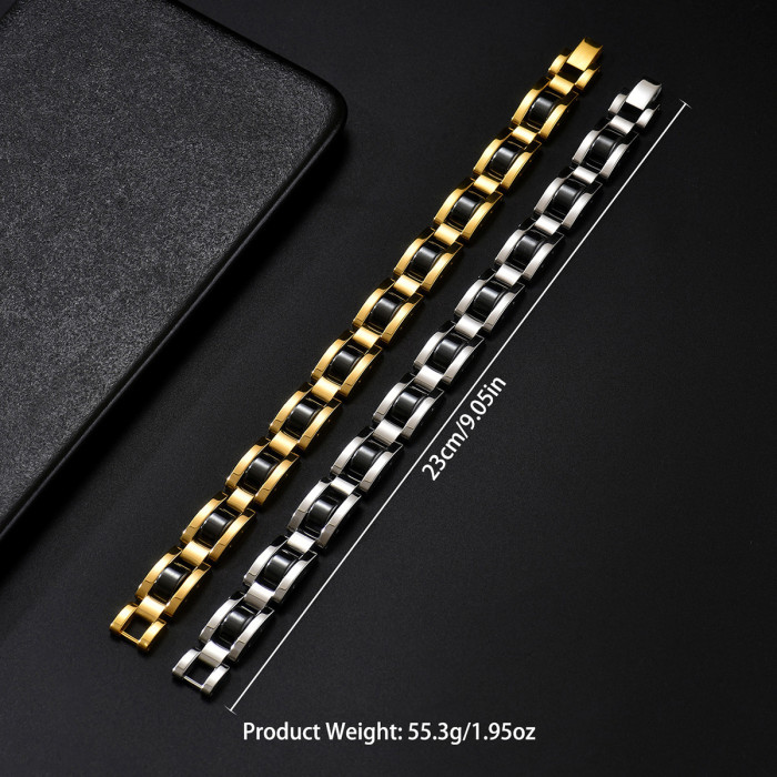 Wholesale Men's Masculine Tank Chain Bracelet