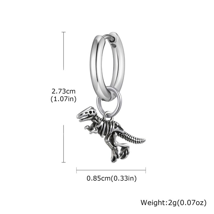 Wholesale Stainless Steel Devilfish Earrings