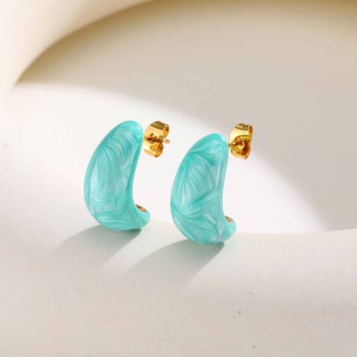 Wholesale Stainless Steel Colored Earrings