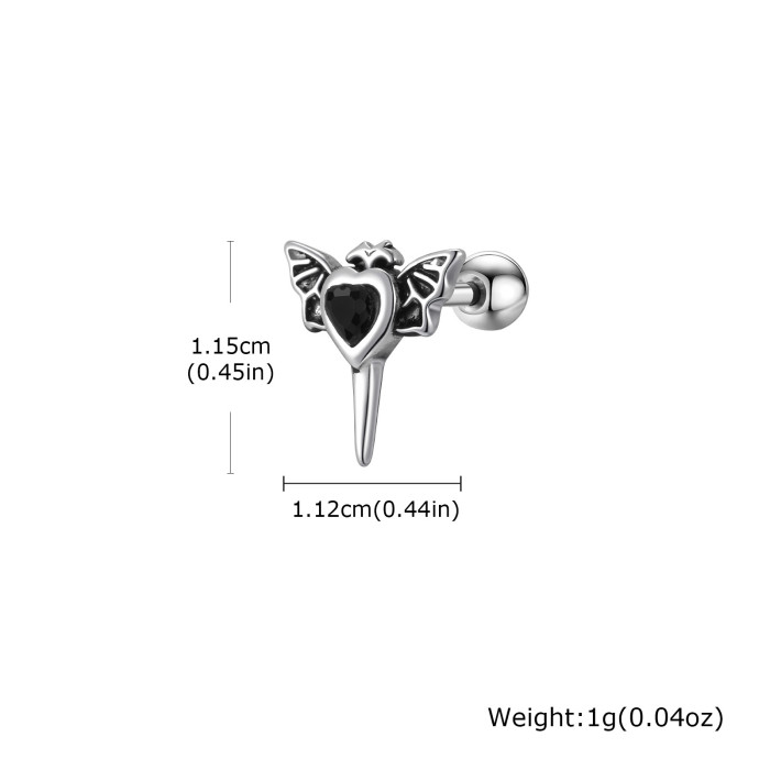 Wholesale Stainless Steel Men's Ear Studs