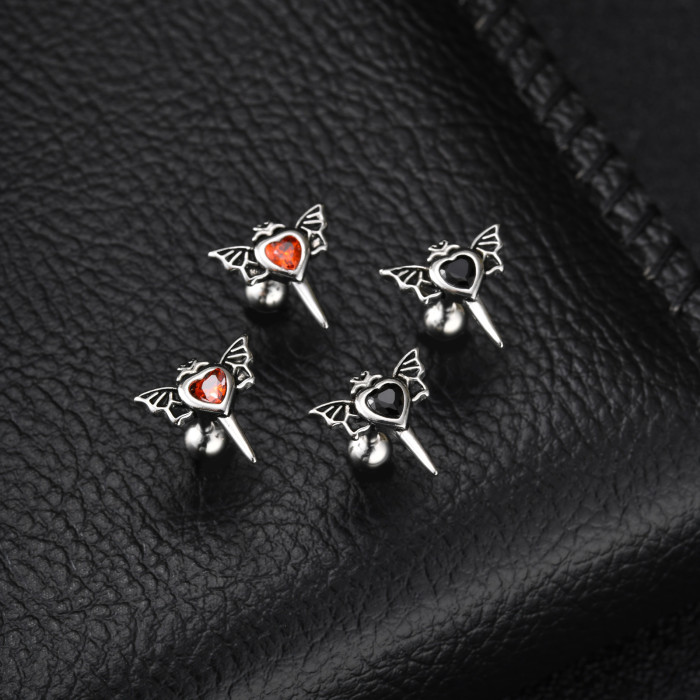 Wholesale Stainless Steel Men's Ear Studs