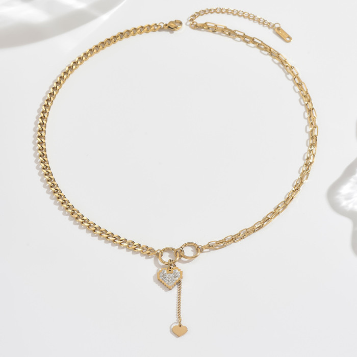 Wholesale Stainless Steel Minimalist Layering Necklace