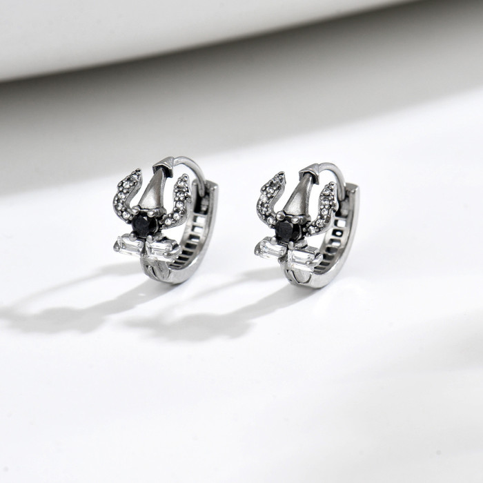 Wholesale Stainless Steel Sword Hoop Earrings