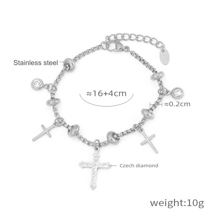 Wholesale Stainless Steel Charm Bracelets for Women