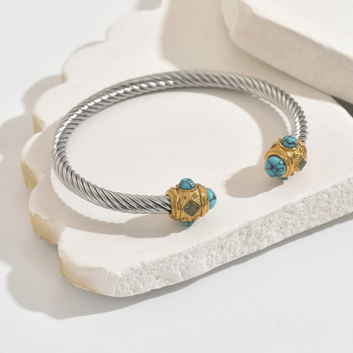 Wholesale Vintage Cable Wire Cuff Bracelet