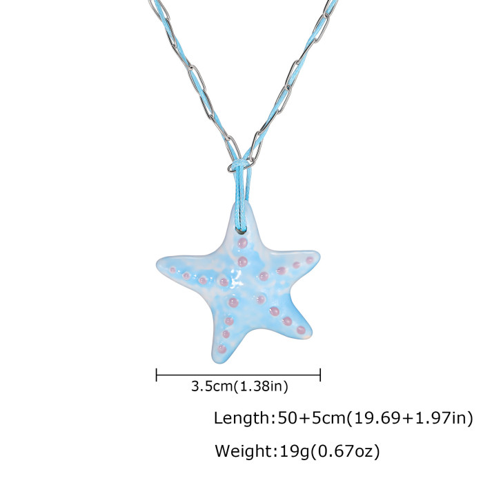 Wholesale Stainless Steel Starfish Pendant