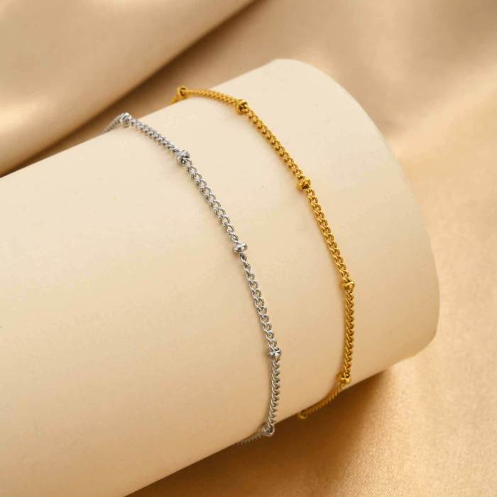 Wholesale Stainless Steel Satellite Chain Bracelet
