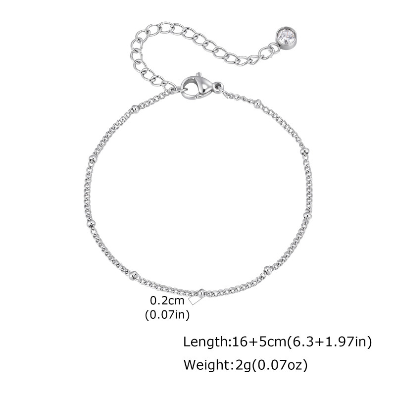 Wholesale Stainless Steel Satellite Chain Bracelet
