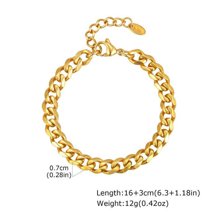 Wholesale Stainless Steel Flat NK Chain