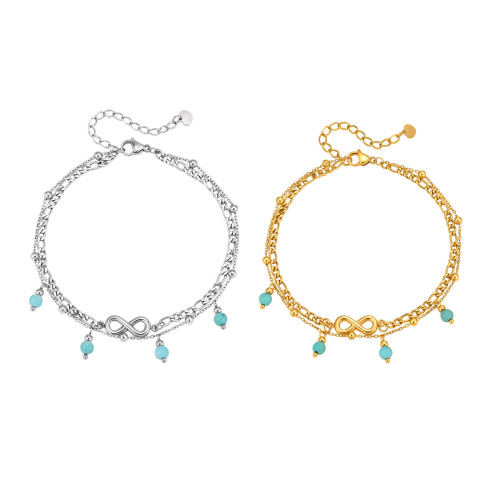 Wholesale Stainless Steel Infinity Anklet