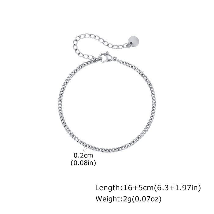 Wholesale Stainless Steel Clean Fit Bracelet