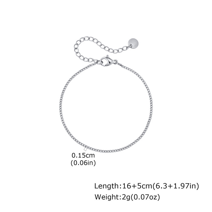 Wholesale Stainless Steel Clean Fit Bracelet