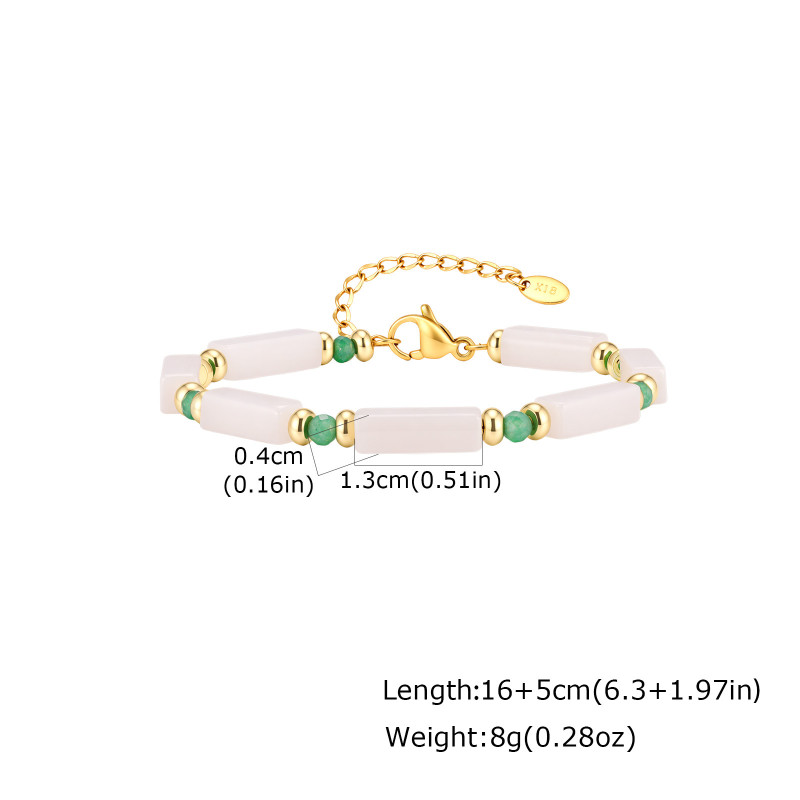 Wholesale Stainless Steel Tube Bead Bracelet