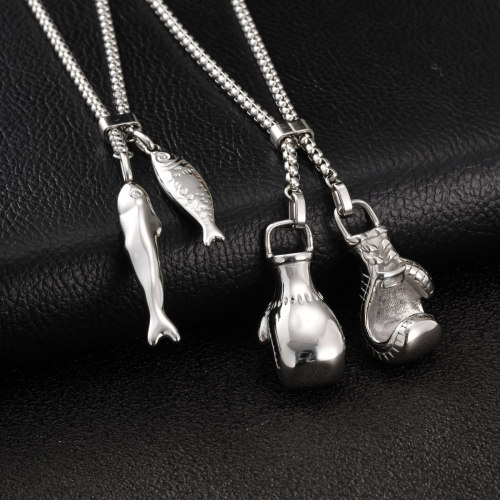 Wholesale Stainless Steel Twin Fish Pendant