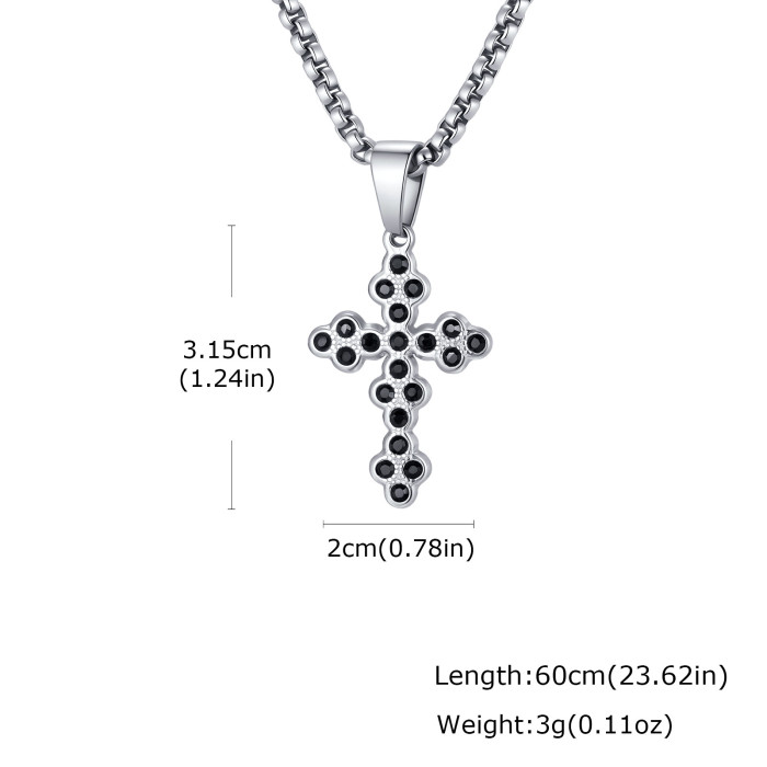 Wholesale Stainless Steel Gothic Cross Pendant